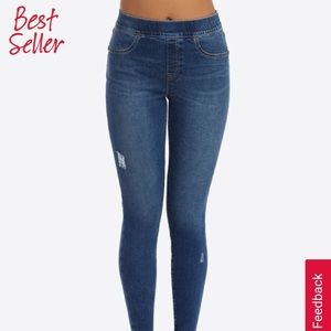 SPANX Distressed Skinny Jeans